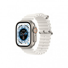 Смарт-годинник Apple Watch Ultra GPS + Cellular, 49mm Titanium Case with White Ocean Band (MNHF3UL/A)