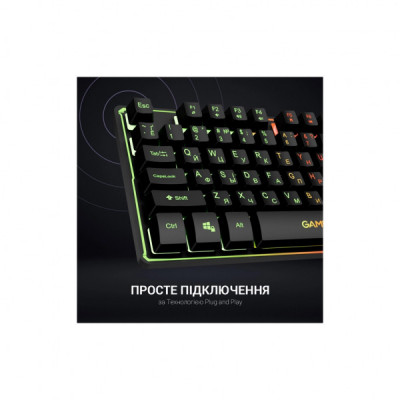 Клавіатура GamePro GK576 Nitro+ USB Black (GK576)