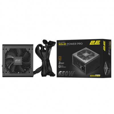 Блок живлення 2E 650W Solid Power Pro ATX3.1 GEN5.0 (2E-SP650BRSMII-120) Блок живлення 2E 650W Solid Power Pro ATX3.1 GEN5.0 (2E-SP650BRSMII-120)