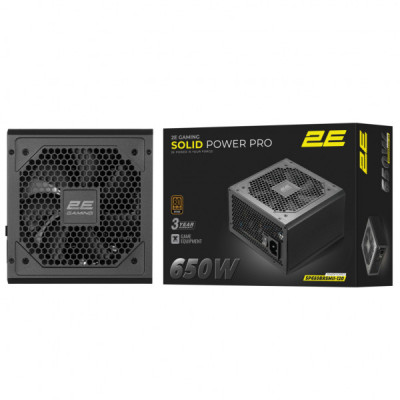 Блок живлення 2E 650W Solid Power Pro ATX3.1 GEN5.0 (2E-SP650BRSMII-120) Блок живлення 2E 650W Solid Power Pro ATX3.1 GEN5.0 (2E-SP650BRSMII-120)