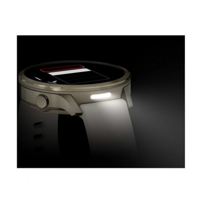 Смарт-годинник Garmin Venu 4 (41mm), Beige w/ Lunar Gold + Leather, GPS смарт-годинник (010-03013-03)