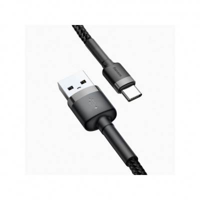Дата кабель USB 2.0 AM to Type-C 1.0m Black-Grey Baseus (491798)