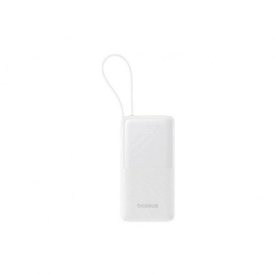 Батарея універсальна Baseus EnerFill FC51 Bipow2 Pro 20000mAh 22.5W build-in cable USB-C white (E0027700)