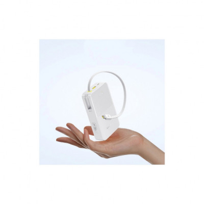 Батарея універсальна Baseus EnerFill FC51 Bipow2 Pro 20000mAh 22.5W build-in cable USB-C white (E0027700)