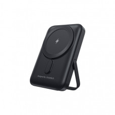 Батарея універсальна Choetech Magnetic Wireless 10000mAh 20W, PD, Qi-15W, USB-C In/Out, with holder, Black (B743-CCBK)