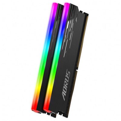 Модуль пам'яті для комп'ютера DDR4 16GB (2x8GB) 3333 MHz AORUS RGB Fusion 2.0 Memory boost GIGABYTE (GP-ARS16G33)
