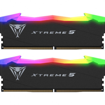 Модуль пам'яті для комп'ютера DDR5 32GB (2x16GB) 7600 MHz Viper Xtreme 5 RGB Patriot (PVXR532G76C36K)