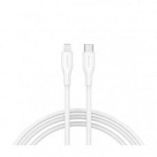 Дата кабель USB-C to Lightning 1.0m CLNM60 C-L 60W MFI Silicon White Canyon (CNS-CLNM60SC10W)