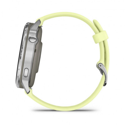 Смарт-годинник Garmin Venu 4 (45mm), Gray w/ Silver + Citron, GPS смарт-годинник (010-03014-02)