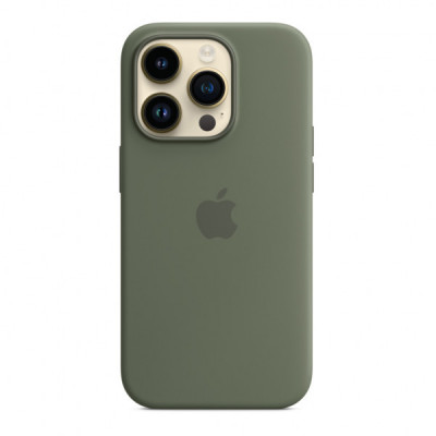 Чохол до мобільного телефона Apple iPhone 14 Pro Silicone Case with MagSafe - Olive,Model A2912 (MQUH3ZE/A)