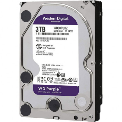 Жорсткий диск 3.5" 3TB WD (WD33PURZ)