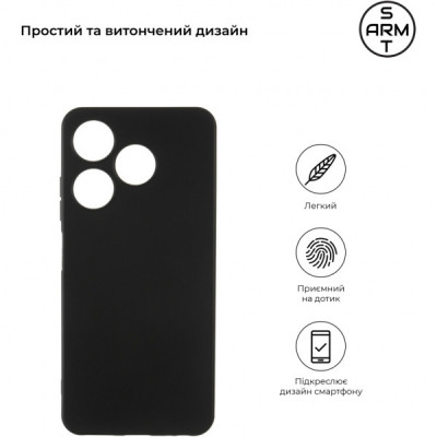 Чохол до мобільного телефона Armorstandart Matte Slim Fit Tecno Spark 10 4G (KI5q) Camera cover Black (ARM67818)