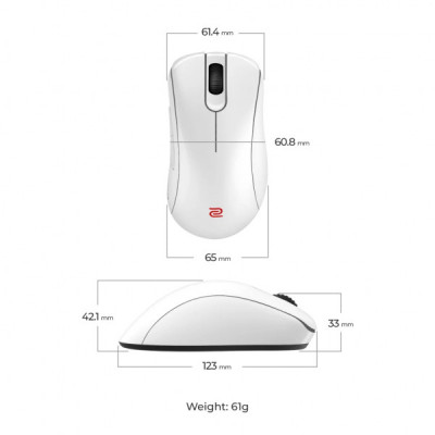 Мишка Zowie EC2-DW Wireless White (9H.N4VBE.A3E)