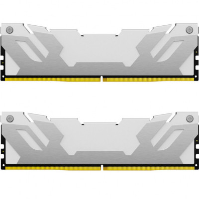 Модуль пам'яті для комп'ютера DDR5 32GB (2x16GB) 7600 MHz Renegade White XMP Kingston Fury (ex.HyperX) (KF576C38RWK2-32)