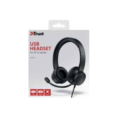 Навушники Trust Rydo On-Ear USB Headset Black (24133)