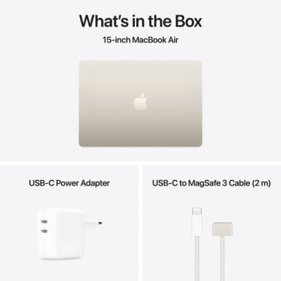 Ноутбук Apple MacBook Air 13 M4 A3241 Starlight (MW1K3UA/A)