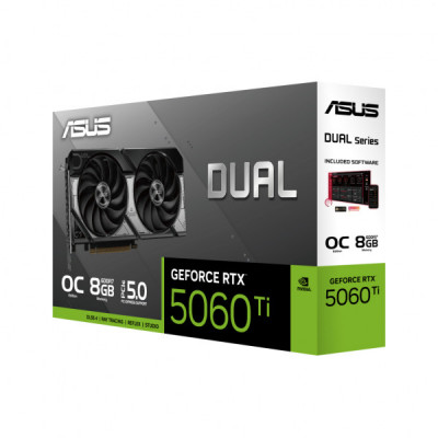 Відеокарта ASUS GeForce RTX5060Ti 8Gb DUAL OC (DUAL-RTX5060TI-O8G)