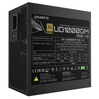 Блок живлення GIGABYTE 1000W (GP-UD1000GM PG5 V2)
