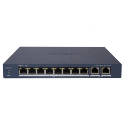 Комутатор мережевий Hikvision DS-3E1510P-EIV2