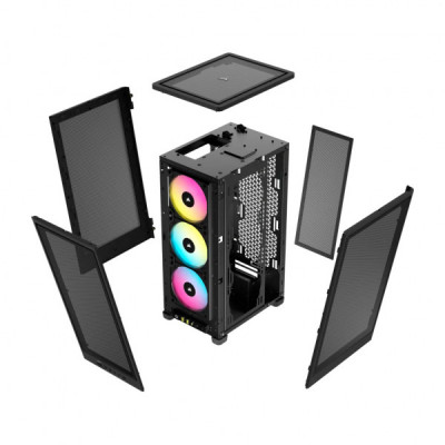 Корпус Corsair iCUE 2000D RGB AIRFLOW Black (CC-9011246-WW)