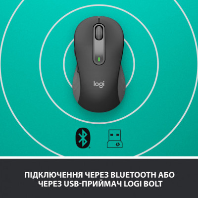 Мишка Logitech Signature M650 L Wireless Graphite (910-006236)