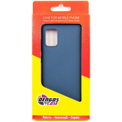 Чохол до мобільного телефона Dengos Carbon Samsung Galaxy A31, blue (DG-TPU-CRBN-64) (DG-TPU-CRBN-64)