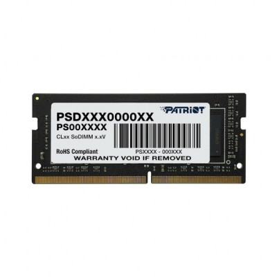 Модуль пам'яті для ноутбука SoDIMM DDR4 16GB 3200 MHz Patriot (PSD416G32002S)