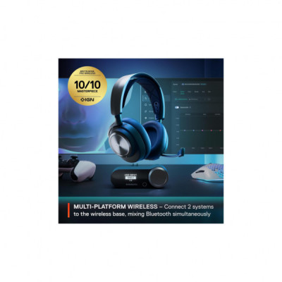 Навушники SteelSeries Arctis Nova Pro Wireless P PS/PC/SW/MAC/MOB Black (61522)