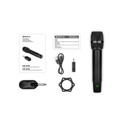 Мікрофон REAL-EL KM-830 Black (EL121900001) Мікрофон REAL-EL KM-830 Black (EL121900001)