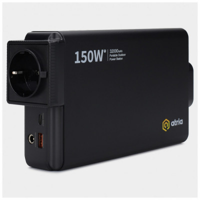 Батарея універсальна Atria 32000mAh PD/30W, QC/8W, DC:12-16.8V, 230V:150W (OPS-151)