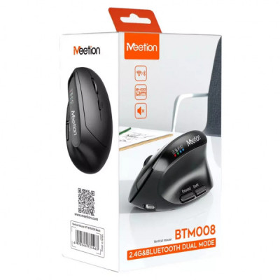 Мишка Meetion BTM008 Wireless/Bluetooth Black (MT-BTM008-A) Мишка Meetion BTM008 Wireless/Bluetooth Black (MT-BTM008-A)