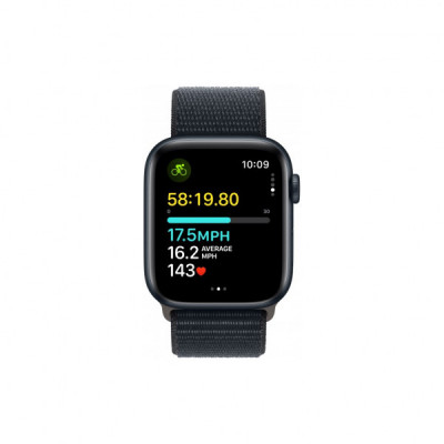 Смарт-годинник Apple Watch SE 2023 GPS 44mm Midnight Aluminium Case with Midnight Sport Loop (MREA3QP/A)