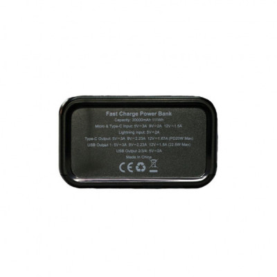 Батарея універсальна TheGeneral 30000mah Andes, PD/20W, QC/22.5W, LED backlight (40012219-01) Батарея універсальна TheGeneral 30000mah Andes, PD/20W, QC/22.5W, LED backlight (40012219-01)