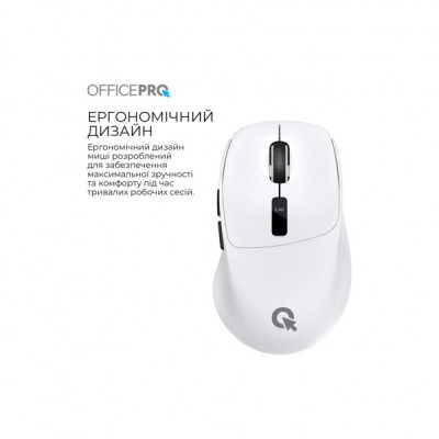 Мишка OfficePro M398W Wireless/Bluetooth White (M398W)