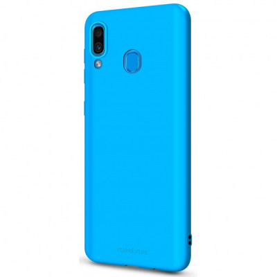 Чохол до мобільного телефона MakeFuture Flex Case (Soft-touch TPU) Samsung A20/A30 Light Blue (MCF-SA205LB)