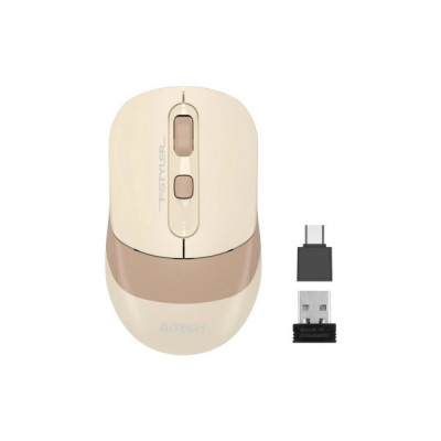 Мишка A4Tech FG10CS Air Wireless Cafe Latte (4711421992022)