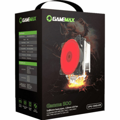 Кулер до процесора Gamemax Gamma 500-Red