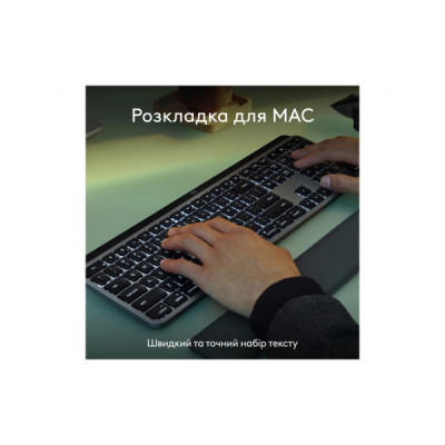 Комплект Logitech MX Keys S Combo для MAC Bluetooth/Wireles UA Space Grey (920-012845)