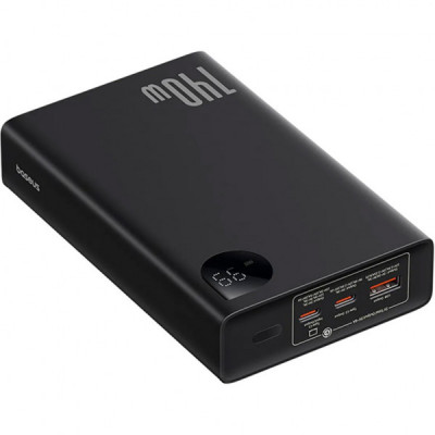 Батарея універсальна Baseus Adaman Metal Digital Display 24000mAh 140W, Black (P10021508113-00) (P10021507112-02)