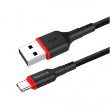 Дата кабель USB 2.0 AM to Type-C 1.0m 2.4А black ColorWay (CW-CBUC064-BK)