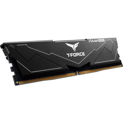 Модуль пам'яті для комп'ютера DDR5 32GB (2x16GB) 6000 MHz T-Force Vulcan Black Team (FLBD532G6000HC38JDC01)