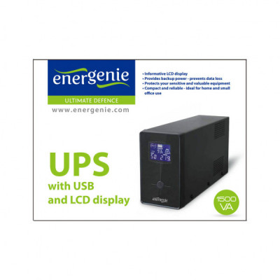 Пристрій безперебійного живлення EnerGenie EG-UPS-034 1500VA LCD (EG-UPS-034)