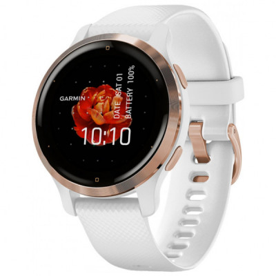 Смарт-годинник Garmin Venu 2S, Rose Gold + White, GPS (010-02429-13)
