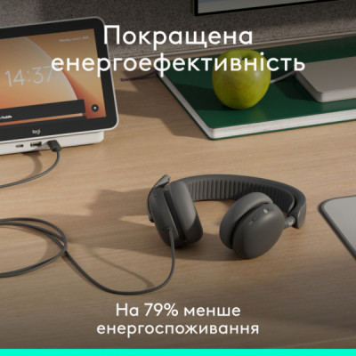 Навушники Logitech Zone Wired 2 for Business USB Graphite (981-001615)