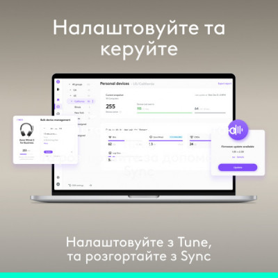 Навушники Logitech Zone Wired 2 for Business USB Graphite (981-001615)