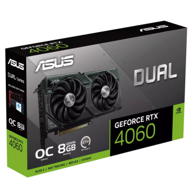 Відеокарта ASUS GeForce RTX4060 8Gb DUAL OC (DUAL-RTX4060-O8G)