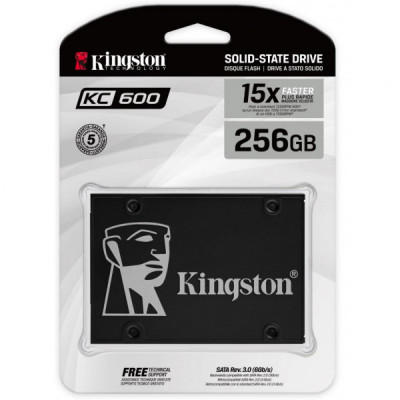 Накопичувач SSD 2.5" 256GB Kingston (SKC600/256G)