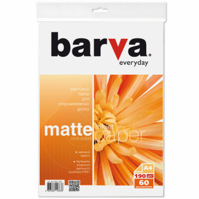 Фотопапір Barva A4 Everyday matted 190г 60с (IP-AE190-291)