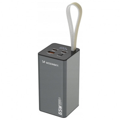 Батарея універсальна Wozinsky 30000mAh, K65+ 65W 30000mAh 2*USB-C, USB-A (5907769364457)