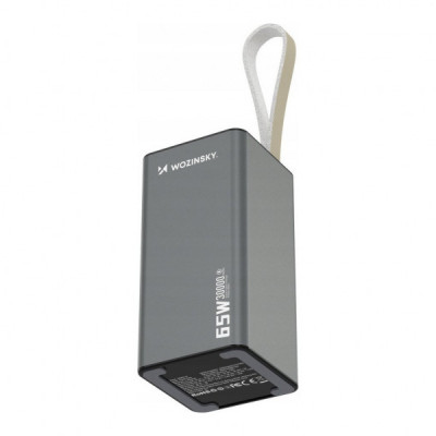 Батарея універсальна Wozinsky 30000mAh, K65+ 65W 30000mAh 2*USB-C, USB-A (5907769364457)
